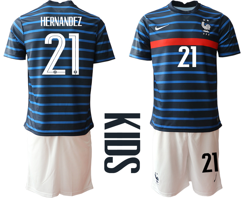 2021 France home Youth #21 soccer jerseys->youth soccer jersey->Youth Jersey